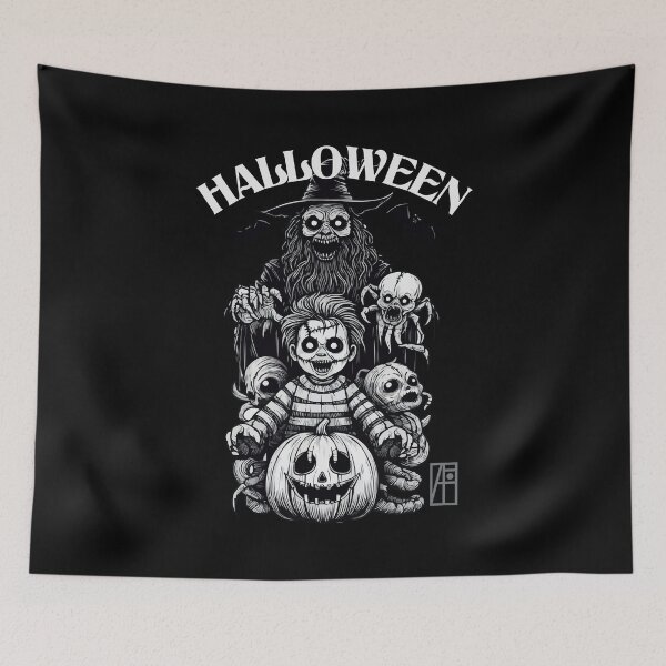 Item preview, HALLOWEEN - CREEPY - Happy Halloween - 1 designed and sold by ArtProjectShop.