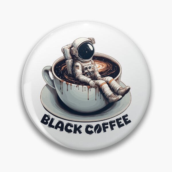 Item preview, Black Coffee Astronaut Mug Galaxy Gift designed and sold by Pineapple-Tree.