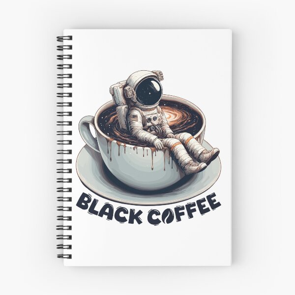 Item preview, Black Coffee Astronaut Mug Galaxy Gift designed and sold by Pineapple-Tree.