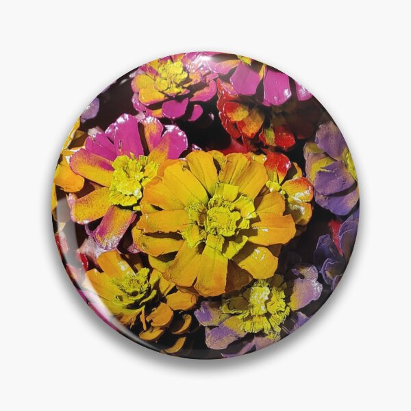 Item preview, Colorful Zinnia pinecones  designed and sold by Cottageshop.