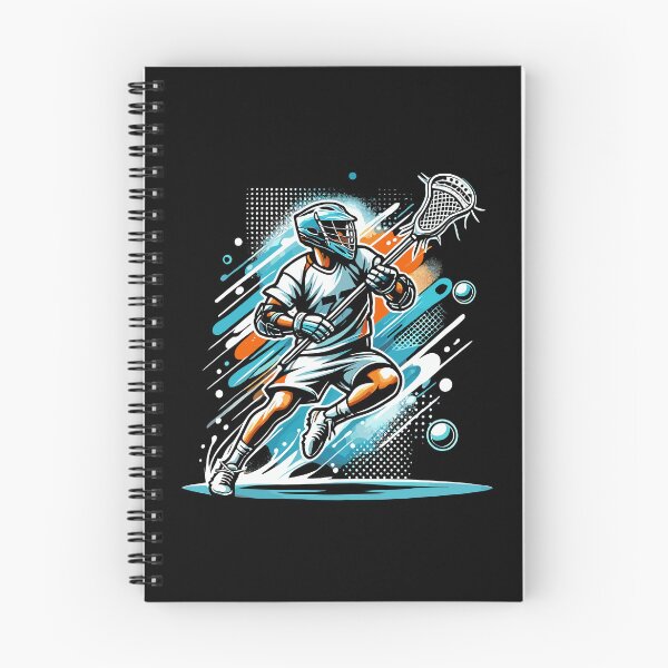 Item preview, Bold Lacrosse Action Art with Vibrant Colors designed and sold by ThreadQuirk.