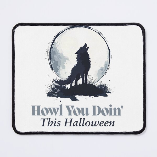 Item preview, Halloween Wolf - Full Moon Vibes designed and sold by Queen of Whimsy.