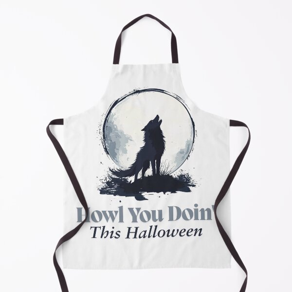 Item preview, Halloween Wolf - Full Moon Vibes designed and sold by Queen of Whimsy.