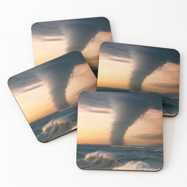 Item preview, tornado above the ocean designed and sold by psychoshadow.