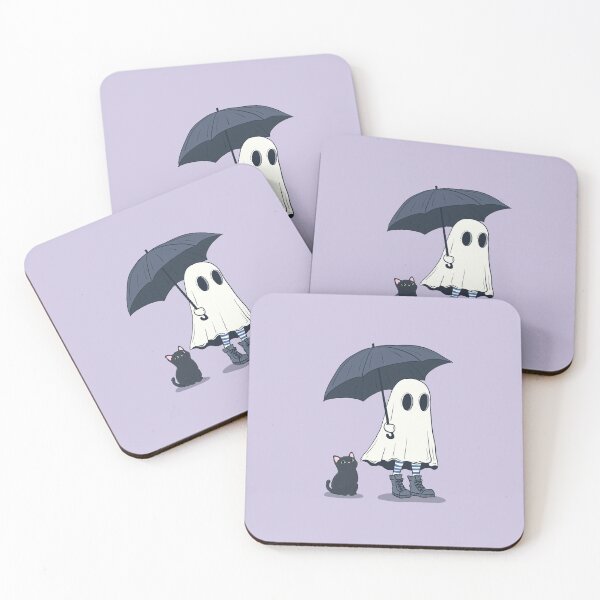 Item preview, Cute ghost and cat designed and sold by Jess.a.creates.