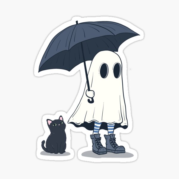 Artikel-Vorschau von Niedlicher Geist und Katze, designt und verkauft von Jess.a.creates.