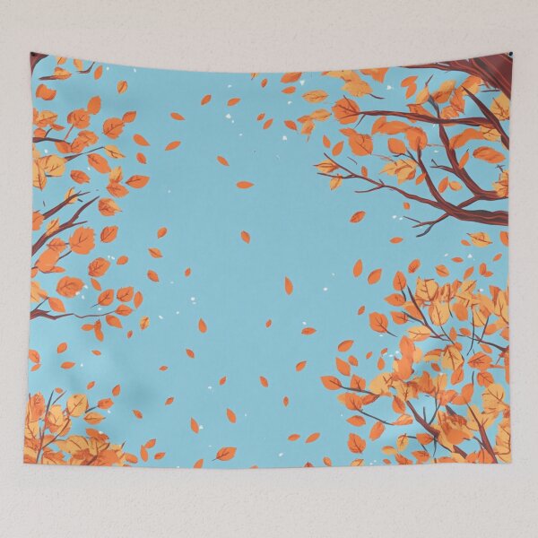 Item preview, The red leaves is falling in fall season designed and sold by GinngerB.