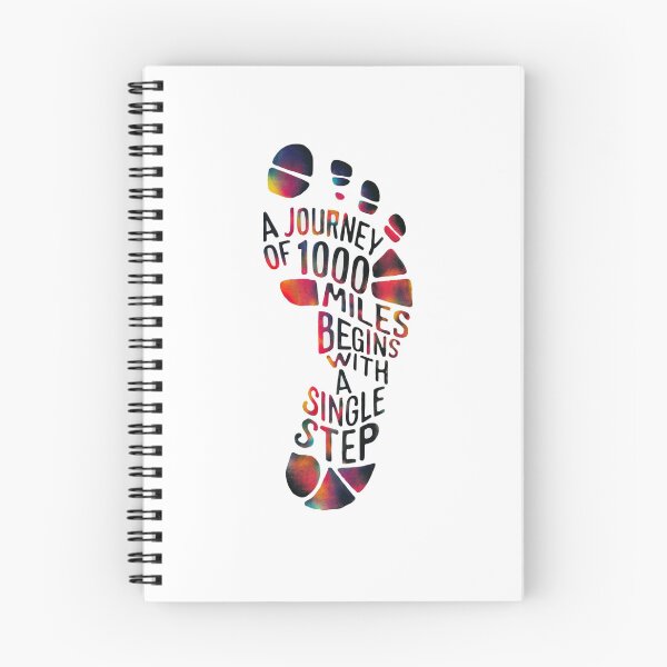 Item preview, Best Entrepreneur Quotes - A Journey Of 1000 miles Begins With A Single Step designed and sold by pinkycherry.