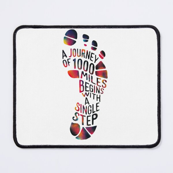 Item preview, Best Entrepreneur Quotes - A Journey Of 1000 miles Begins With A Single Step designed and sold by pinkycherry.