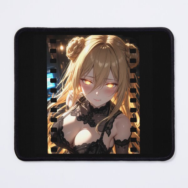 Item preview, Sexy Manga Girl with Low-Cut Top Anime Illustration designed and sold by Hungry-Murphy.