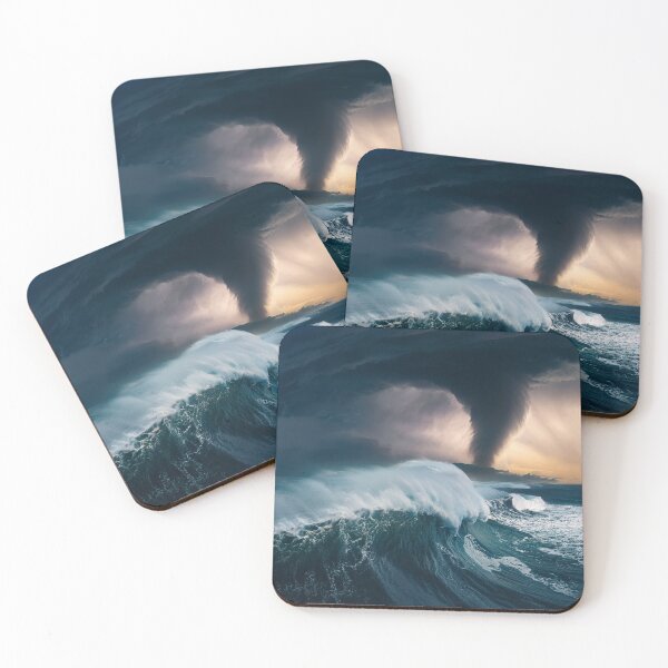Item preview, Tornado storm over sea designed and sold by psychoshadow.