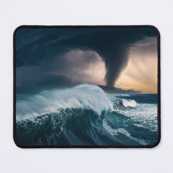 Item preview, Tornado storm over sea designed and sold by psychoshadow.