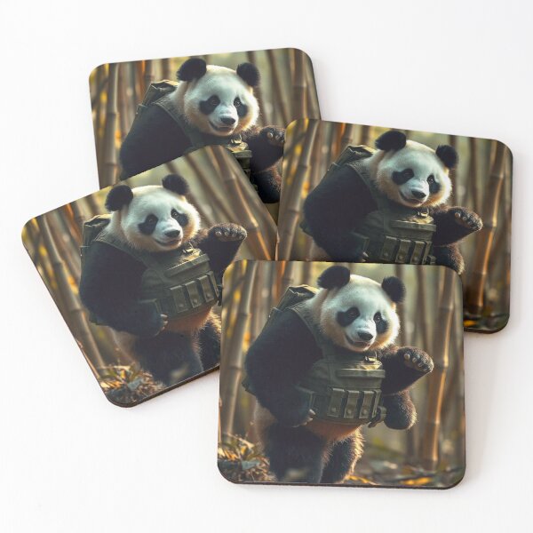 Item preview, A fierce, bamboo-eating warrior ready to play! designed and sold by Josejuju.