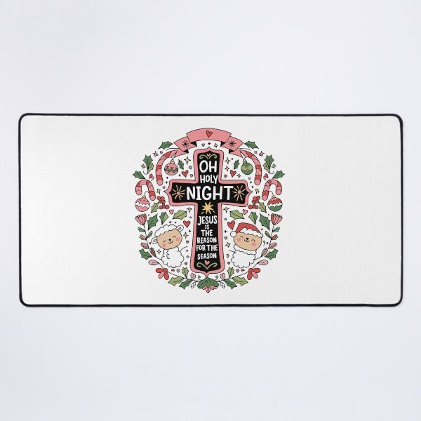 Item preview, Oh Holy Night - Christian Christmas Faith-Based Design for Kids and Women by Haha Handles Hub designed and sold by HahaHandlesHub.