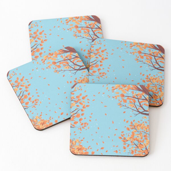 Item preview, The red leaves is falling in fall season designed and sold by GinngerB.