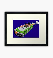 Time-surfing Hoagie Framed Print