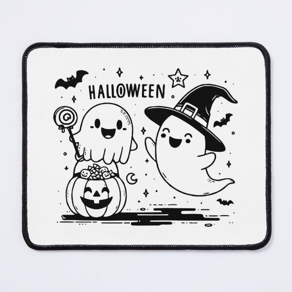 Item preview, Halloween Cute Spirits Smiling designed and sold by Thai Vibe Studio.