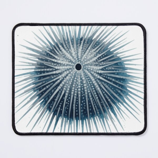 Item preview, Blue watercolor sea urchin designed and sold by GabrielWest.