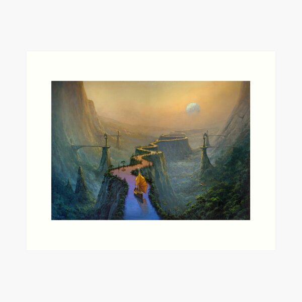 Item preview, Road to Samarkand - oil painting from the painting cycle "Passages" designed and sold by Thomas Thiemeyer.