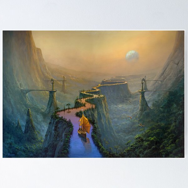 Item preview, Road to Samarkand - oil painting from the painting cycle "Passages" designed and sold by Thomas Thiemeyer.