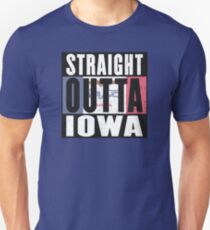 REPRESENT IOWA WITH THIS - STRAIGHT OUTTA IOWA DESIGN Unisex T-Shirt