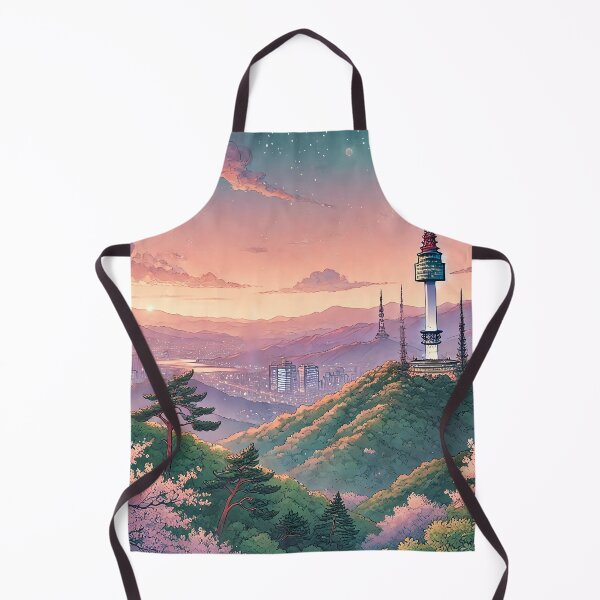 Item preview, N Seoul Tower Illustration designed and sold by unrealartwork.