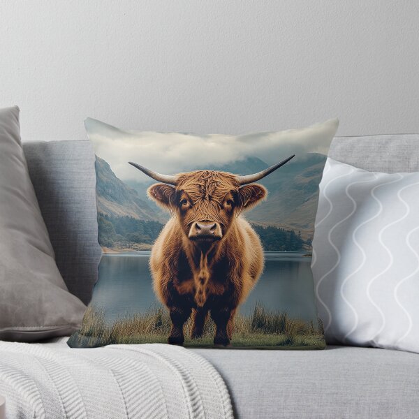 Aperçu de l'œuvre Vache Highland Cow Bovins écossais Highlander écossais Bovins Highland créée et vendue par ArtHouseNiklas.