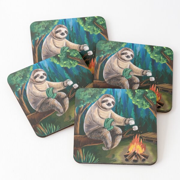 Item preview, CAMPFIRE SLOTH designed and sold by Obinne.