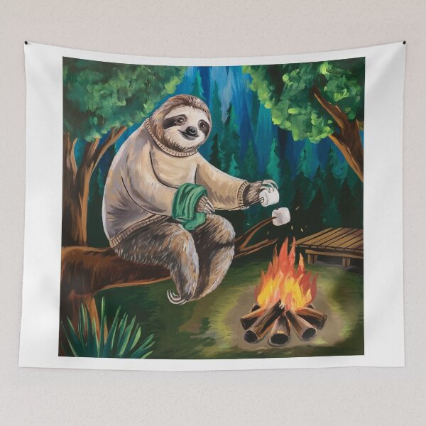 Item preview, CAMPFIRE SLOTH designed and sold by Obinne.