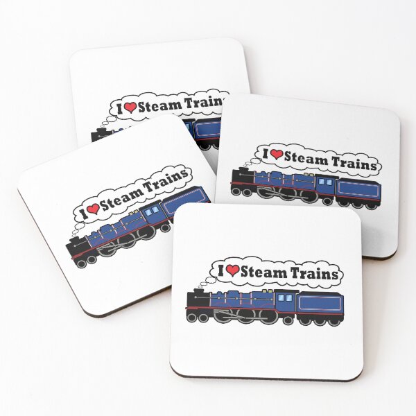 Item preview, I Love Steam Trains designed and sold by HelpfulMonsters.
