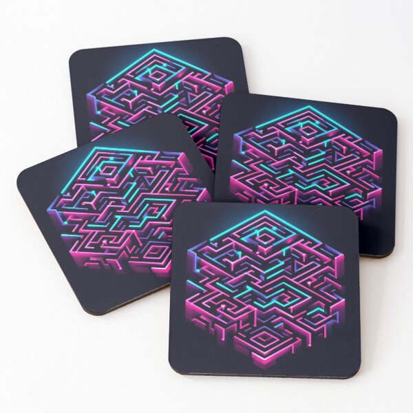 Item preview, Neon Labyrinth designed and sold by TeslaSt0re.