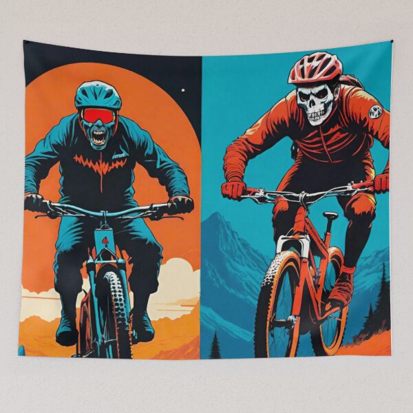 Item preview, Halloween MTB Ride: Thrills and Chills designed and sold by GrizzlyCollective.