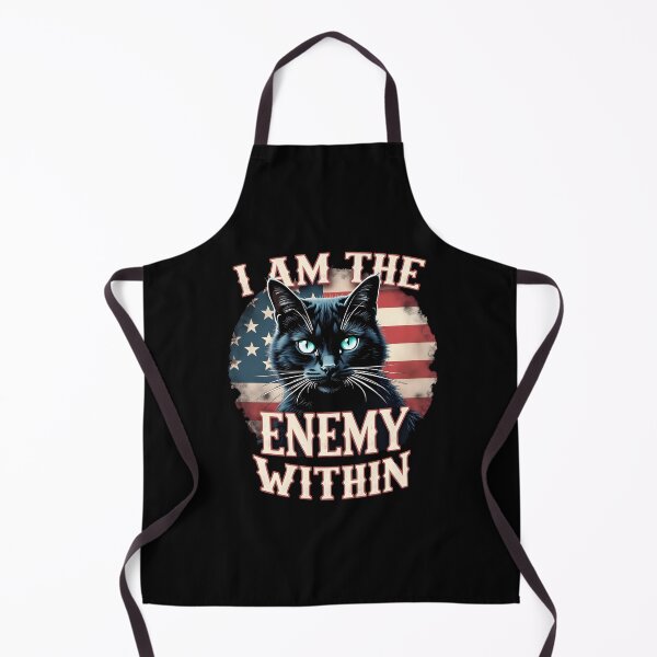 Item preview, I Am The Enemy Within Cat Kamala Harris designed and sold by HeadTurningArt.