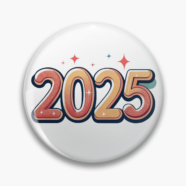 Item preview, 2025 Happy New Year Sticker designed and sold by TroveVault.