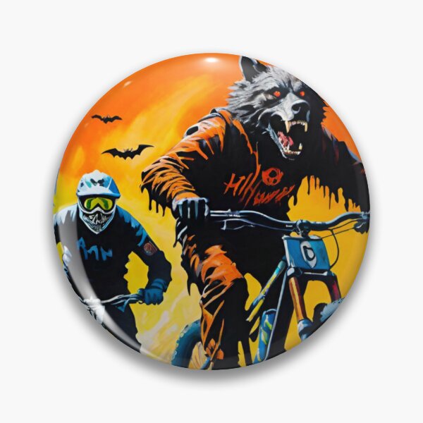 Artikelvorschau, Halloween-MTB-Tour mit dem Werwolf entworfen und verkauft von GrizzlyCollective.