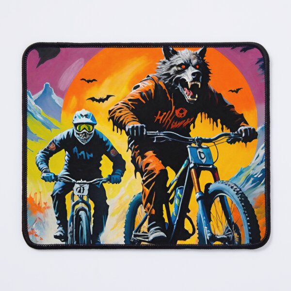 Item preview, Halloween MTB Ride with the Werewolf designed and sold by GrizzlyCollective.