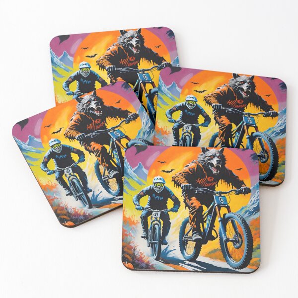 Item preview, Halloween MTB Ride with the Werewolf designed and sold by GrizzlyCollective.