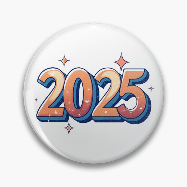 Artikelvorschau, 2025 Happy New Year Sticker entworfen und verkauft von TroveVault.