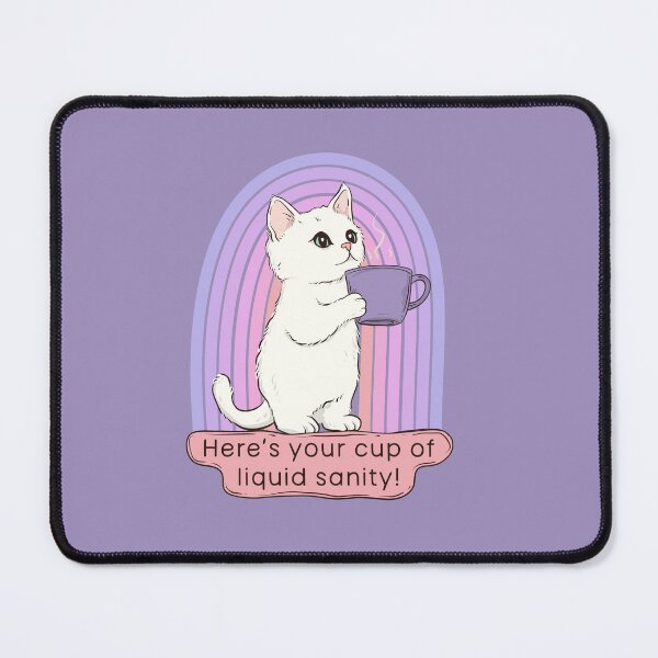 Item preview, Cute cat coffee - here’s your cup of liquid sanity! designed and sold by Jess.a.creates.