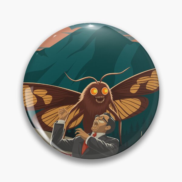 Item preview, Mothman Cryptid Travel Monster Poster Art designed and sold by Stadify.