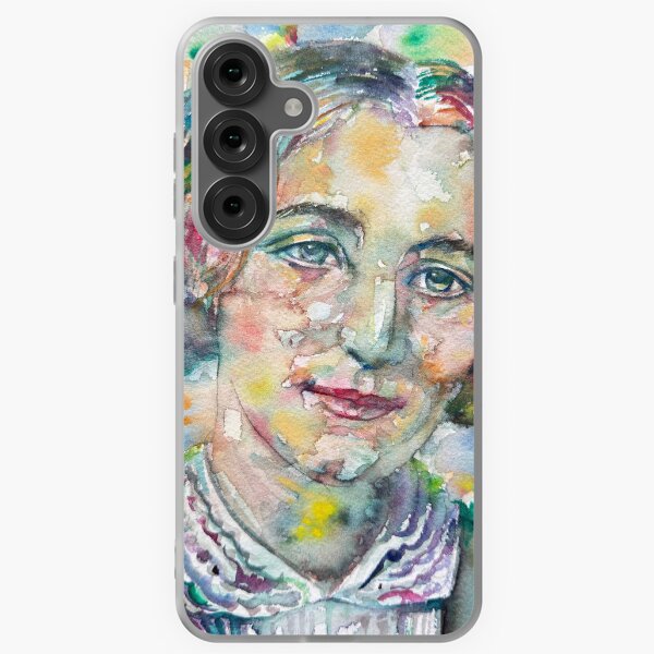 Item preview, GEORGE ELIOT watercolor portrait designed and sold by lautir.