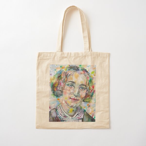 Item preview, GEORGE ELIOT watercolor portrait designed and sold by lautir.