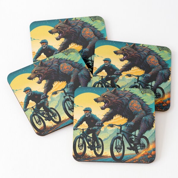 Item preview, Werewolf MTB Ride: Spooky Trails Await designed and sold by GrizzlyCollective.