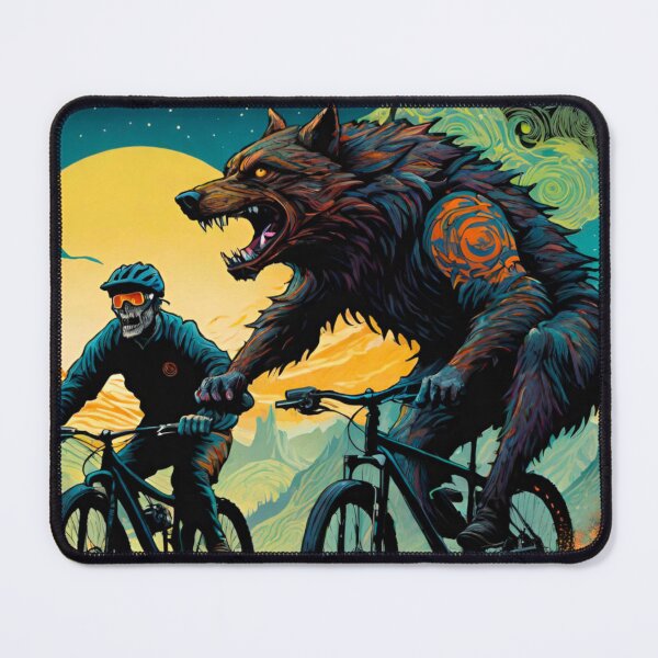 Item preview, Werewolf MTB Ride: Spooky Trails Await designed and sold by GrizzlyCollective.