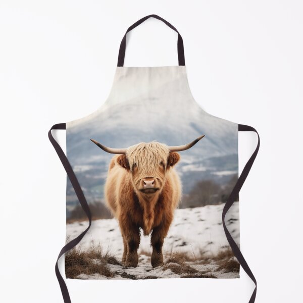 Item preview, Highland Cow Cow Scottish Cattle Scottish Highlander Highland Cattle Snow Mountain designed and sold by ArtHouseNiklas.