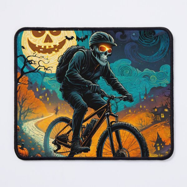 Item preview, Halloween Night MTB Shred: Spooky Trails designed and sold by GrizzlyCollective.