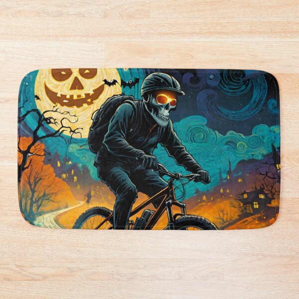 Item preview, Halloween Night MTB Shred: Spooky Trails designed and sold by GrizzlyCollective.