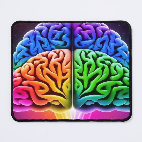 Item preview, Colorful brain designed and sold by M-Y-A-R-T-.