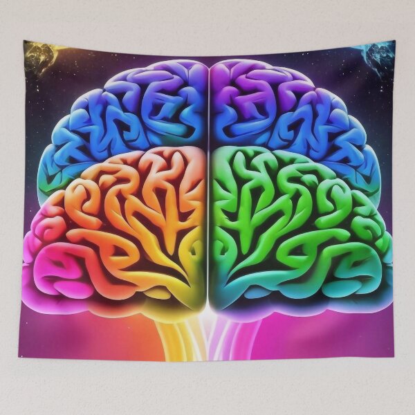 Item preview, Colorful brain designed and sold by M-Y-A-R-T-.