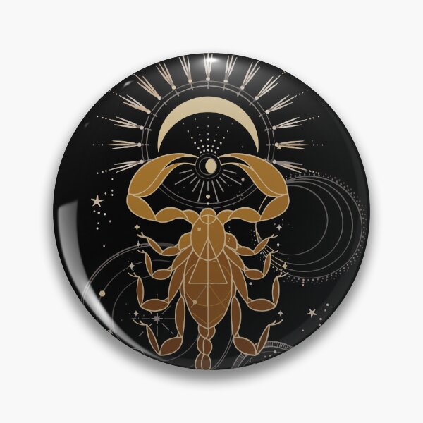 Item preview, Abstract Scorpio zodiac sign with astrologic Symbol Lilith designed and sold by posterflunz.